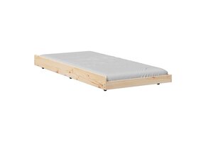 vidaXL Bedframe Grenenhout Bruin 90x200cm - 35% Korting!