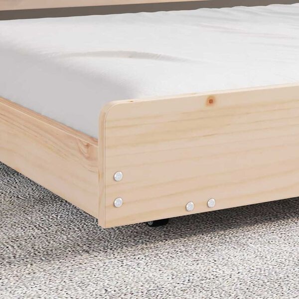 vidaXL Bedframe Grenenhout Bruin 90x200cm - 35% Korting!