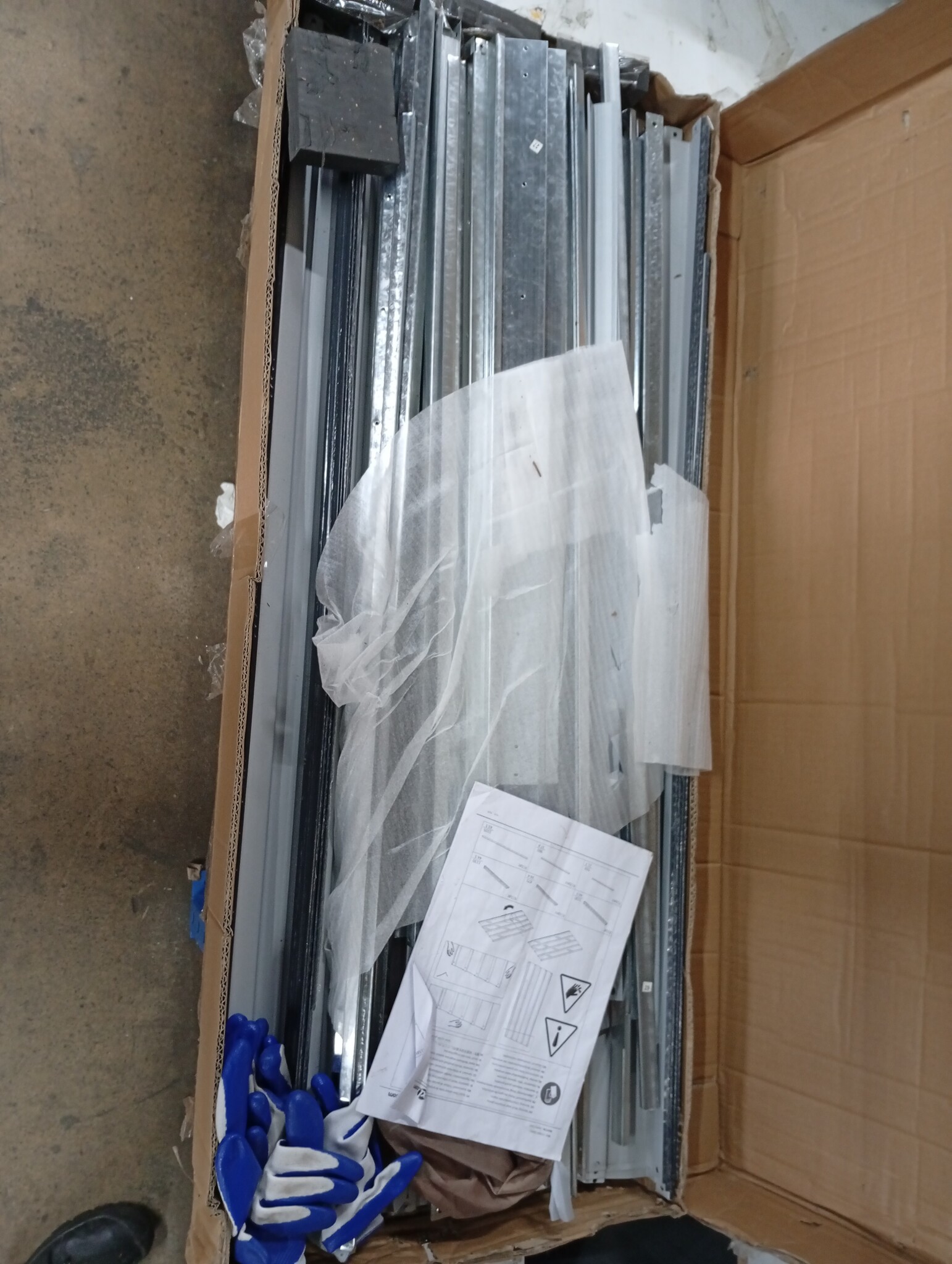 vidaXL Tuinschuur 118,5x97x209,5 cm Antraciet | 55% Korting