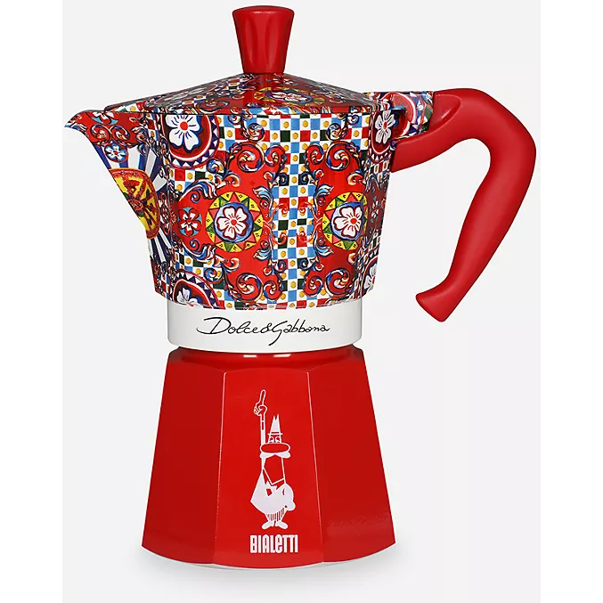 Bialetti Moka Express D&G | 35% Korting | Blauw/Rood/Wit