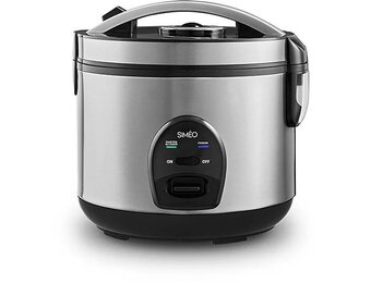 Simeo Rijstkoker 3L RVS/Zwart - 500W | 30% Korting