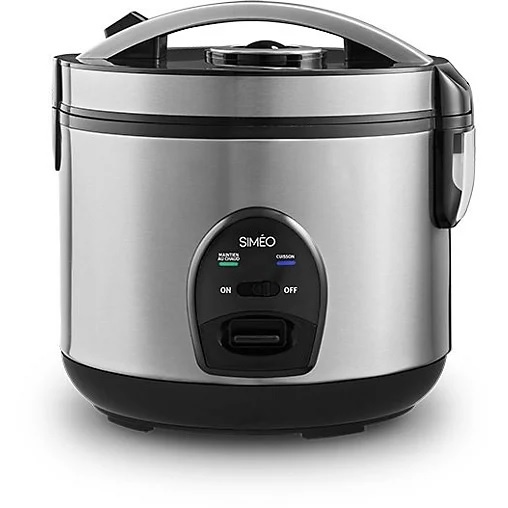Simeo Rijstkoker 3L RVS/Zwart - 500W | 30% Korting