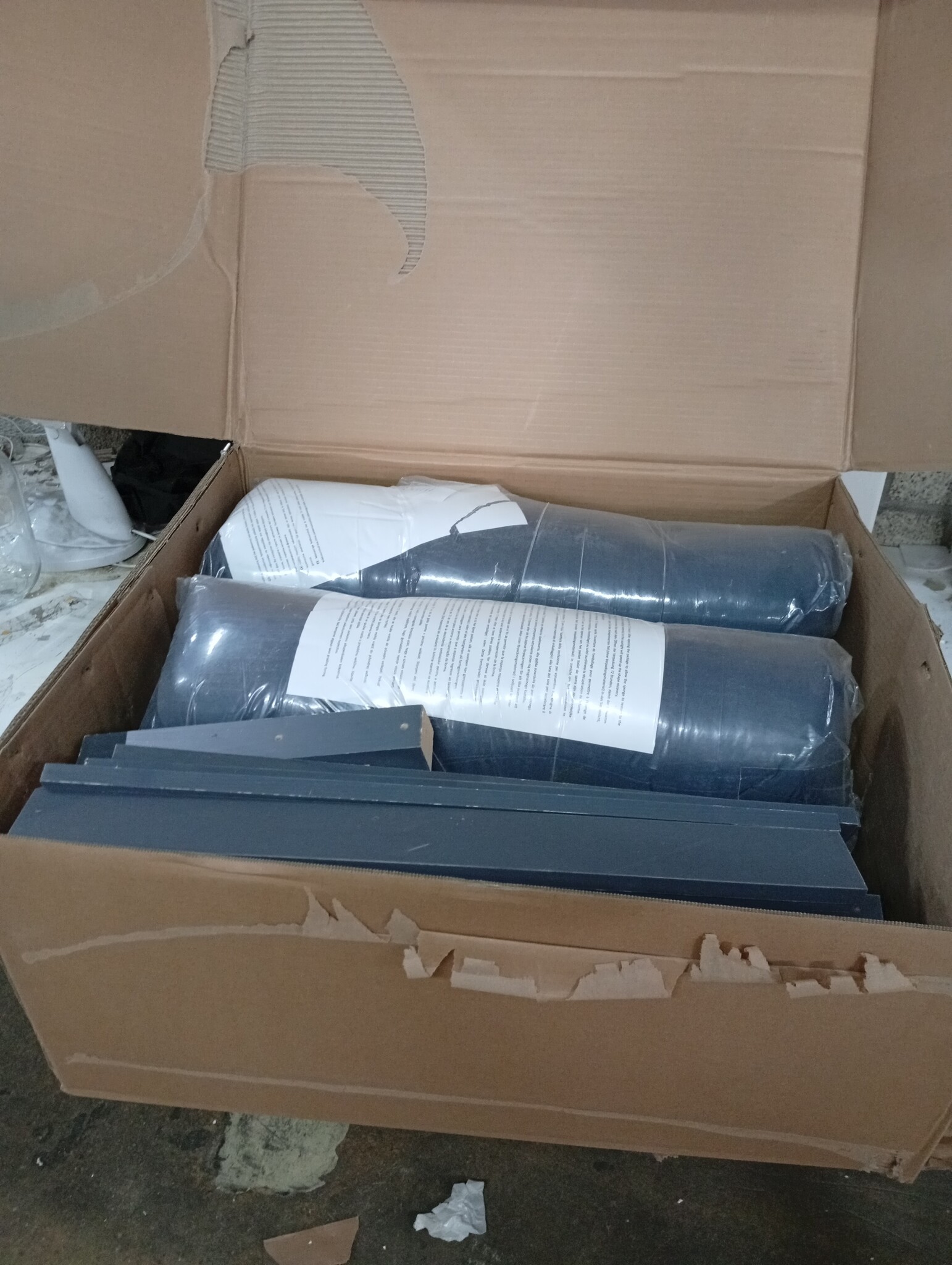 vidaXL 3-delige Loungeset Grenenhout Grijs - Nu 55% Korting!