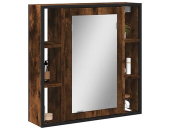 vidaXL Badkamerspiegelkast Gerookt Eiken | 35% Korting