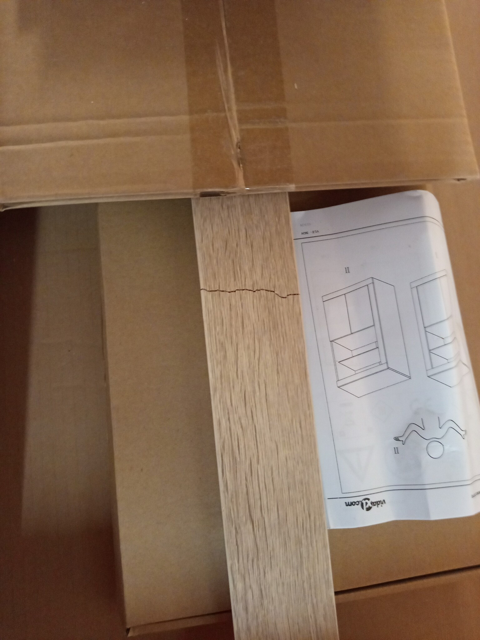 vidaXL Bijzetkast Sonoma Eiken met LED - 60% Korting