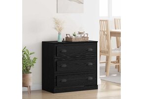 vidaXL Dressoir Zwart Eiken - 55% Korting! Retouren