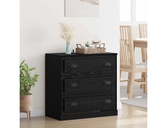 vidaXL Dressoir Zwart Eiken - 55% Korting! Retouren