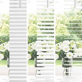 vidaXL Raamblind Aluminium Wit - 60% Korting