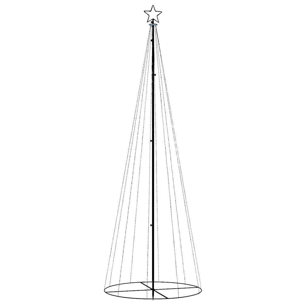 vidaXL Kegelkerstboom 310 LED's 100x300 cm Warmwit - 35% Korting!