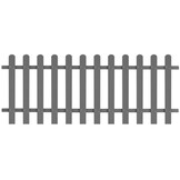 vidaXL Hek 200x80 cm Grijs - 62% Korting!