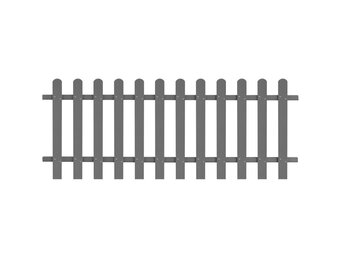 vidaXL Hek 200x80 cm Grijs - 62% Korting!