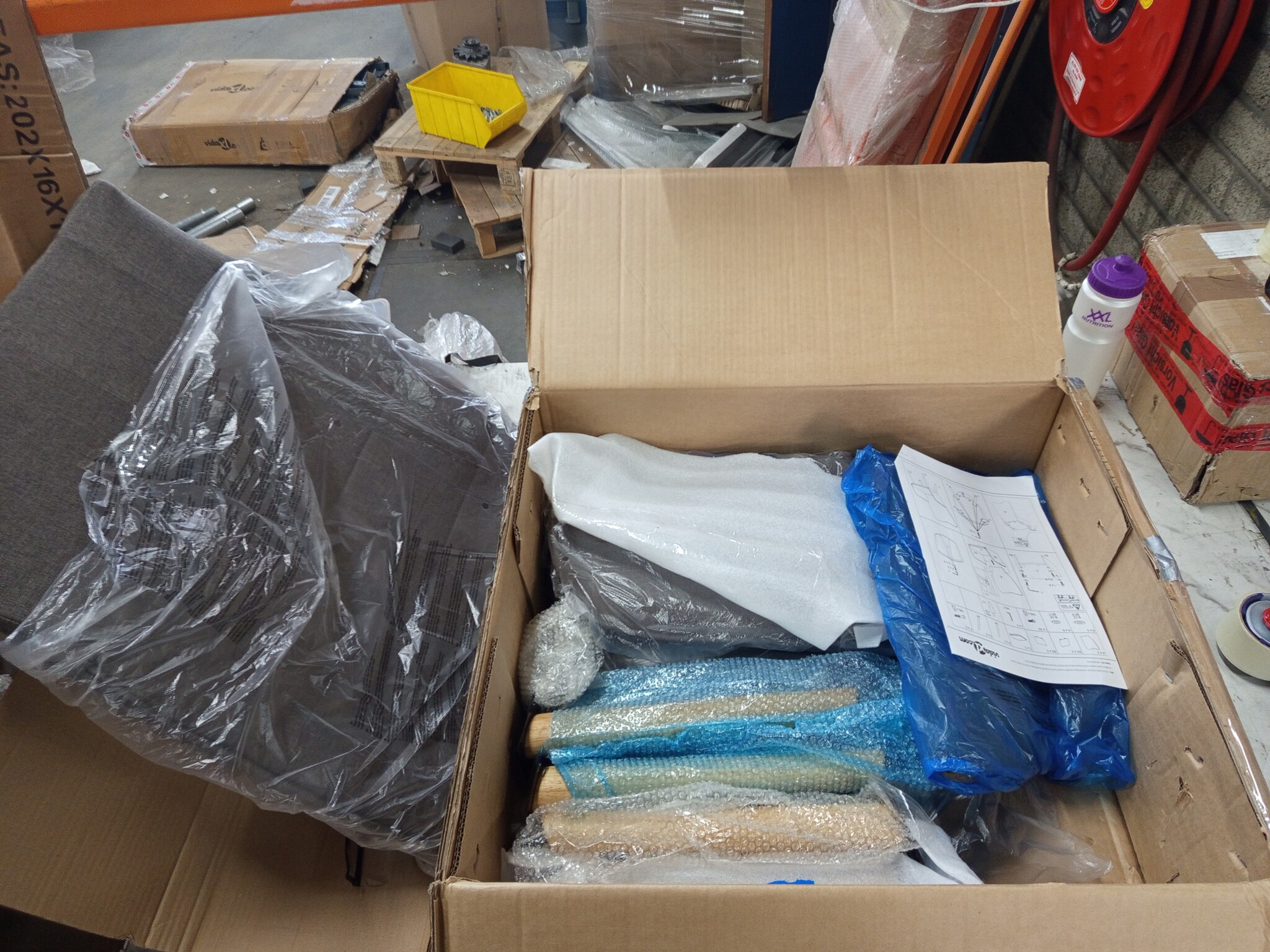 vidaXL Relaxstoel stof taupe - 55% Korting!