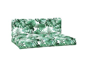 vidaXL Palletkussens Bladpatroon - 40% Korting!