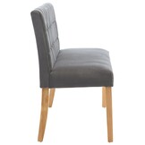 vidaXL Bankje 140 cm grijs fluweel - 35% korting!