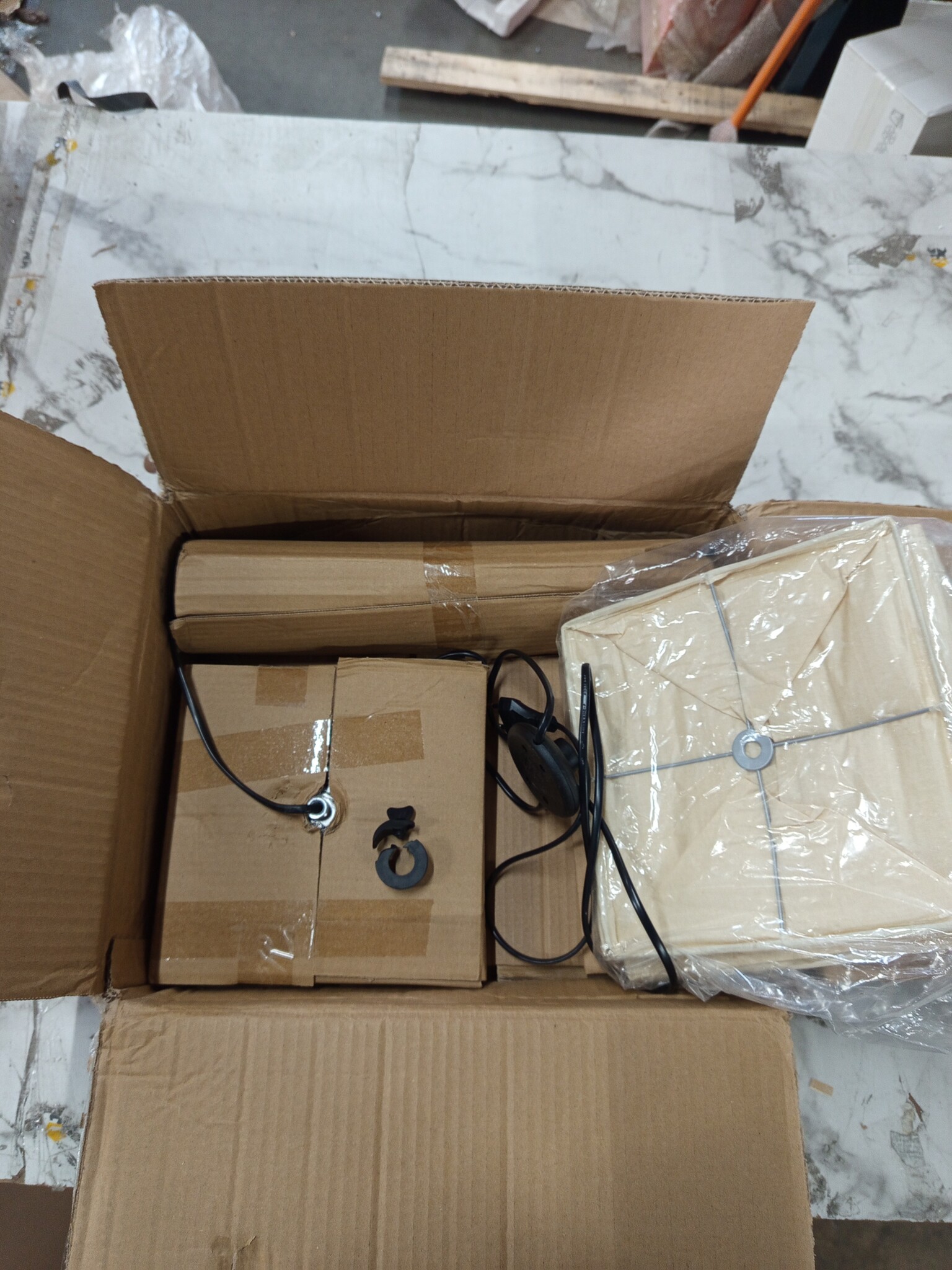 vidaXL Vloerlamp 170cm Beige - 60% Korting