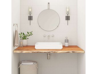 vidaXL Wastafelblad Massief Acaciahout 140x60cm - 55% Korting!