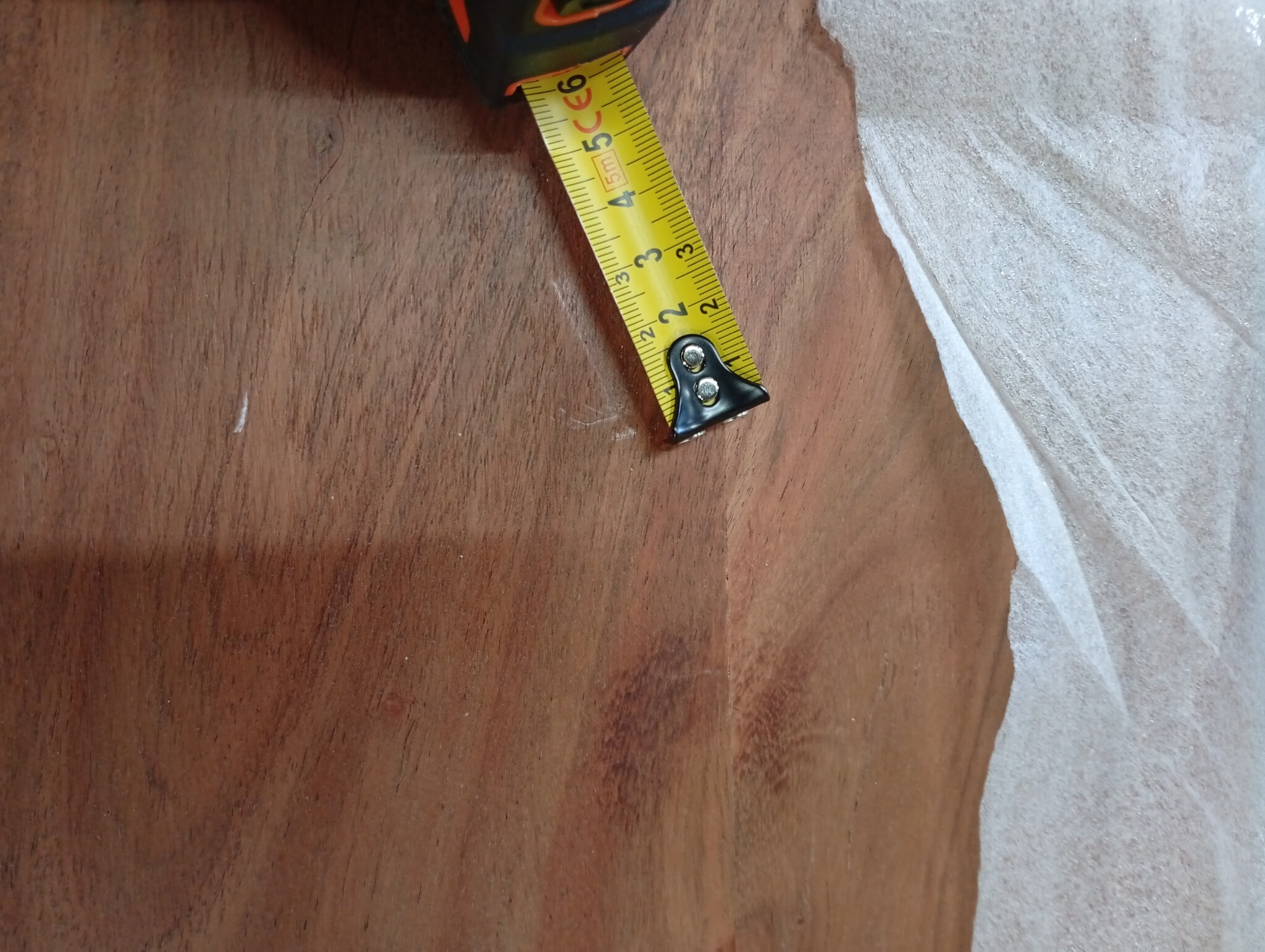 vidaXL Wastafelblad Massief Acaciahout 140x60cm - 55% Korting!