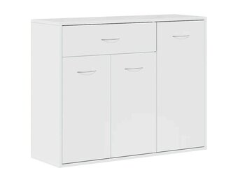 vidaXL Dressoir Hoogglans Wit - 55% Korting!