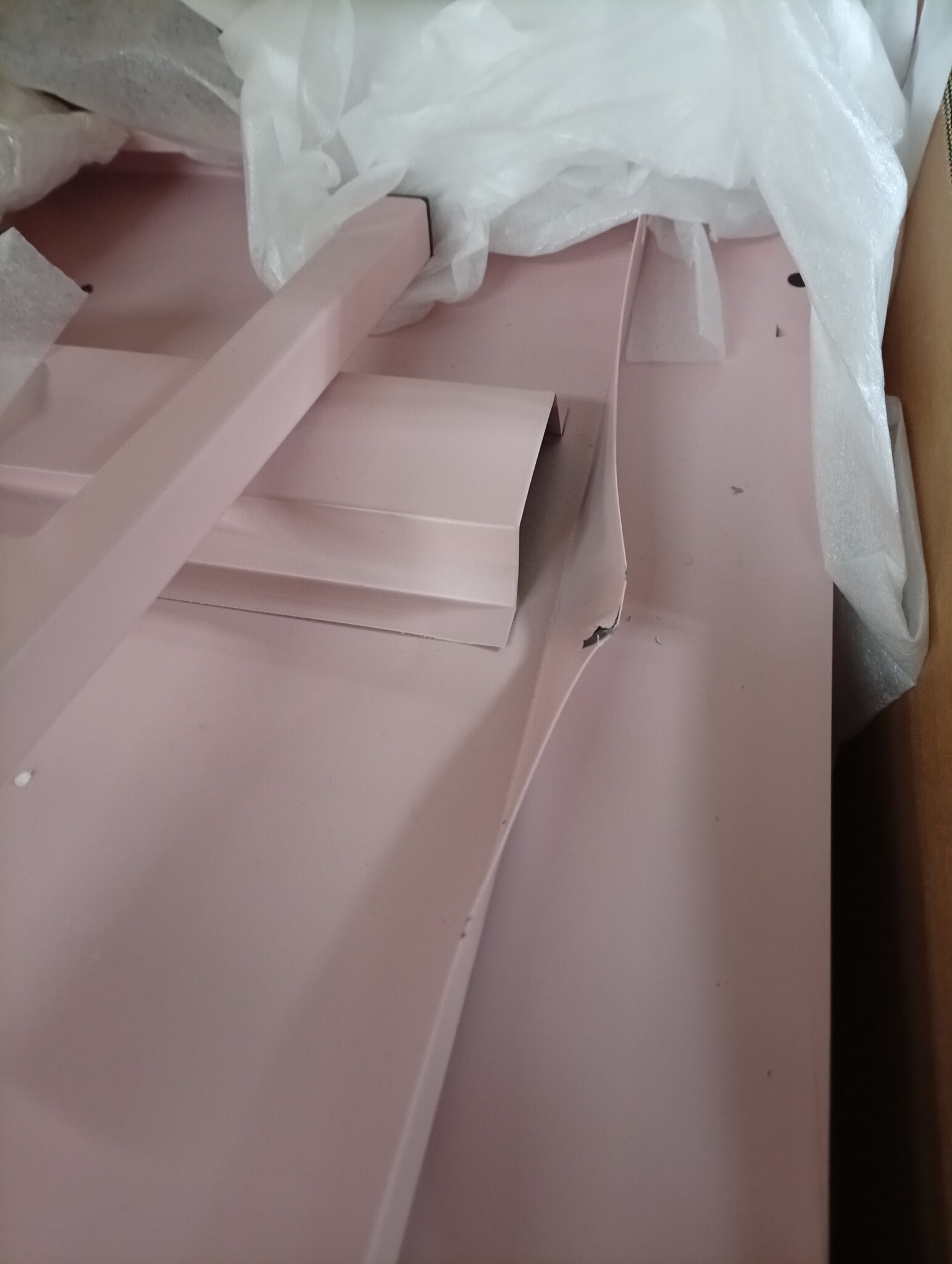 vidaXL Opbergkast Roze - Staal - 60% Korting