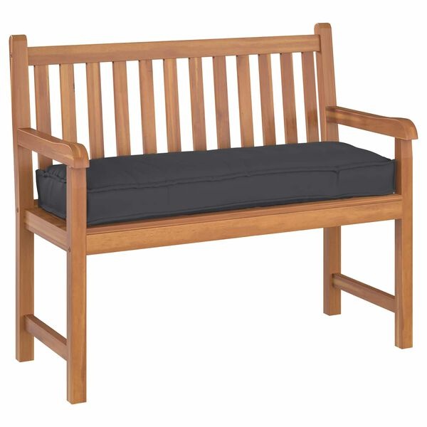 vidaXL Palletkussen Bank Zwart 120x40x8 cm | 35% Korting!