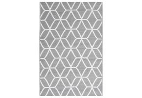 vidaXL ARAKIL Buitenkleed 140x200 cm Grijs - 55% Korting