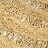 vidaXL Vloerkleed Jute Gevlochten 150cm - Nu 42% Korting!