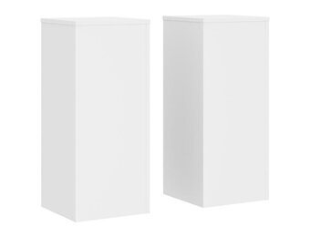 vidaXL Plantenstandaards Wit Bewerkt Hout - 55% Korting