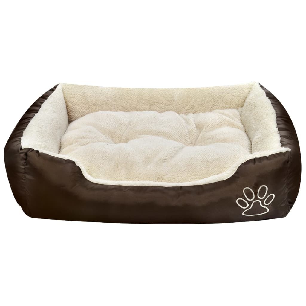 vidaXL Hondenbed Bruin/Beige XXL - 35% Korting