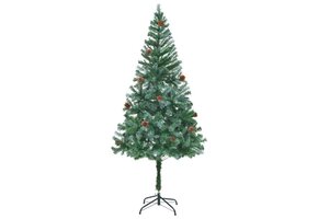 VidaXL Kunstkerstboom met Dennenappels 180 cm - 35% Korting