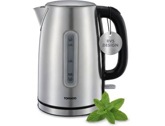 Tomado RVS Waterkoker TWK1709S - 1.7L - 2200W - 35% Korting