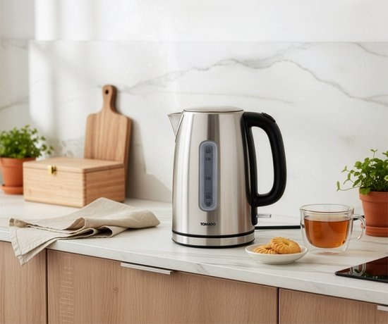 Tomado RVS Waterkoker TWK1709S - 1.7L - 2200W - 35% Korting