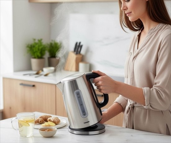 Tomado RVS Waterkoker TWK1709S - 1.7L - 2200W - 35% Korting