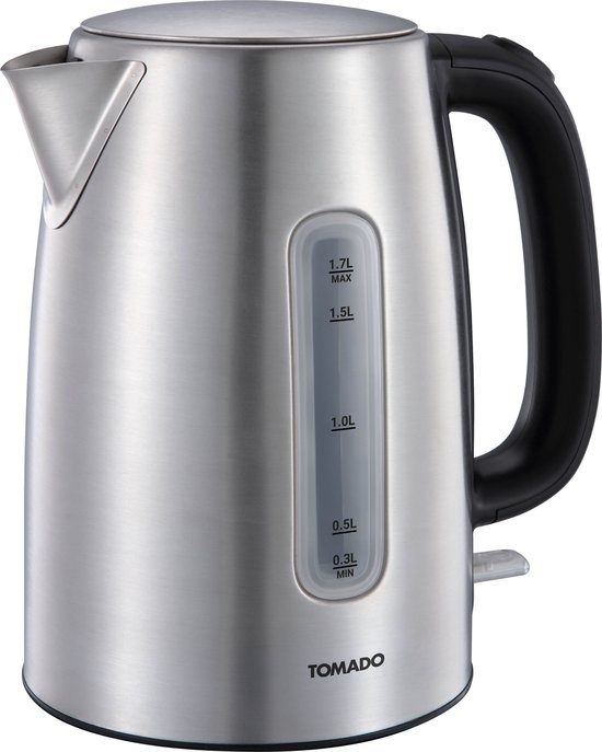 Tomado RVS Waterkoker TWK1709S - 1.7L - 2200W - 35% Korting