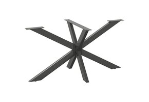 vidaXL Spider Eettafelpoot 150x78cm Staal Antraciet - 30% Korting!