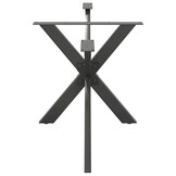 vidaXL Spider Eettafelpoot 150x78cm Staal Antraciet - 30% Korting!