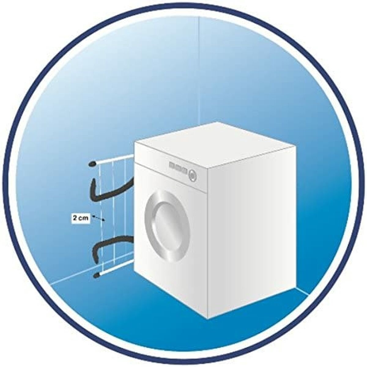 Radiator droogrek 3m drooglengte, compact & verstelbaar met 24% korting