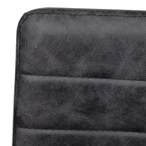 vidaXL Eetkamerstoelen (2x) Kunstleer Zwart - 30% Korting