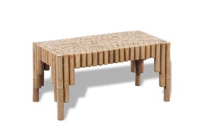 vidaXL Bamboe Salontafel - 35% Korting!
