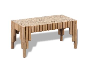 vidaXL Bamboe Salontafel - 35% Korting!