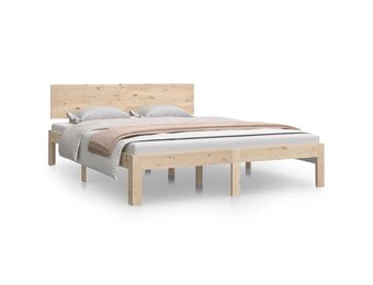 vidaXL Bedframe Grenenhout 140x190 cm - 35% Korting!
