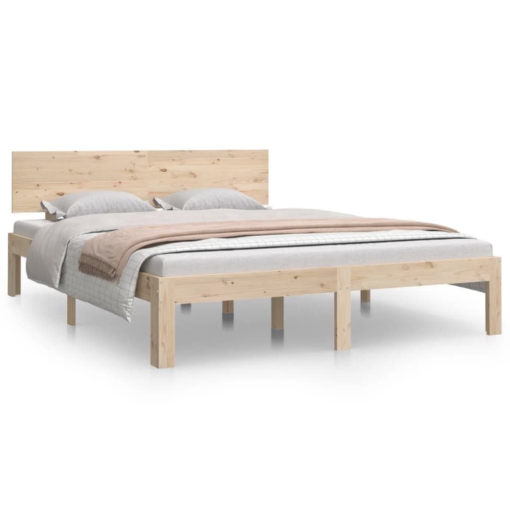 vidaXL Bedframe Grenenhout 140x190 cm - 35% Korting!