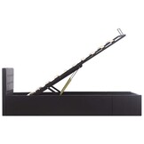 vidaXL Bedframe met opbergruimte | 90x200 cm | Kunstleer Zwart | Nu 60% korting