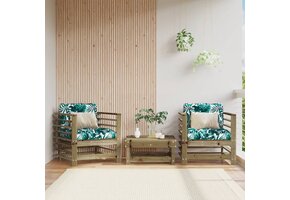 Zestaw mebli ogrodowych z poduszkami 7-elementowy