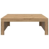 VidaXL Salontafel 100x100 cm Artisanaal Eiken - 35% Korting!