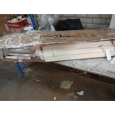 vidaXL Grenenhouten Bedframe Wit 160x200 cm - 55% Korting