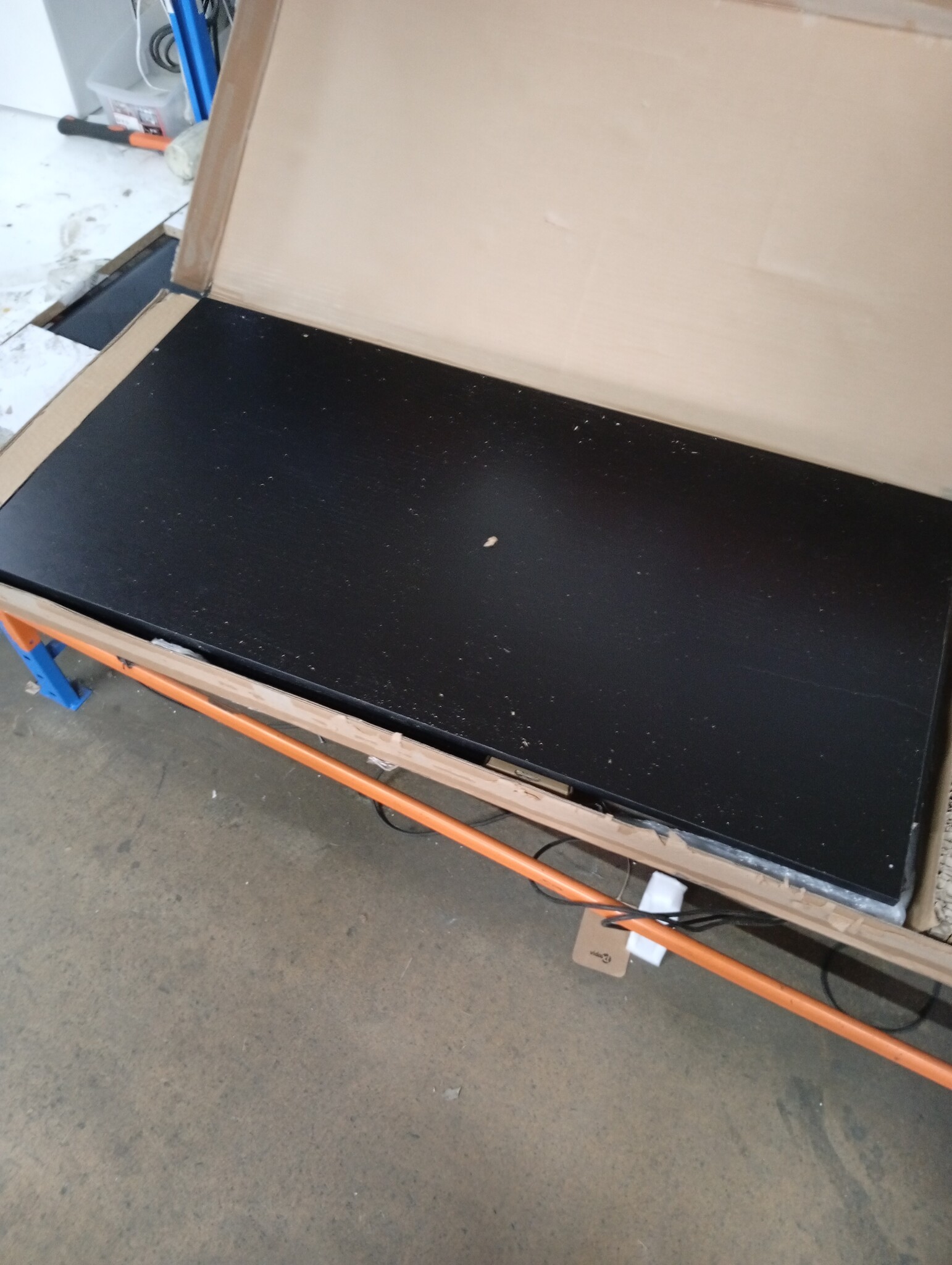 vidaXL Salontafel 100x49,5x31 cm Bewerkt Hout Zwart | Nu met 60% Korting!