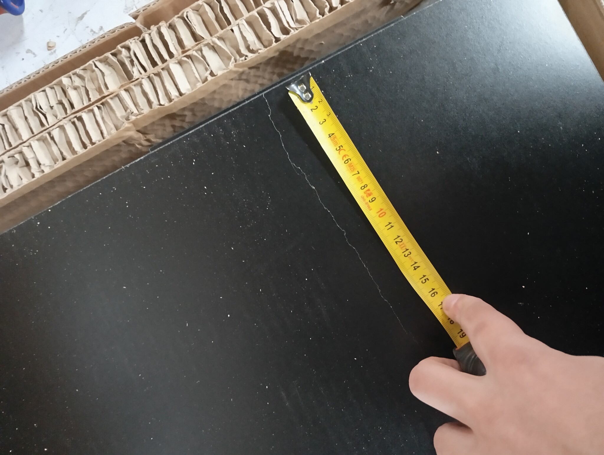 vidaXL Salontafel 100x49,5x31 cm Bewerkt Hout Zwart | Nu met 60% Korting!