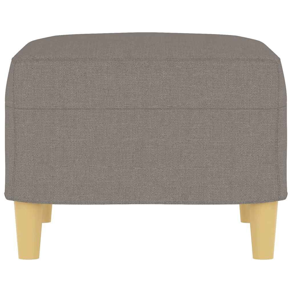 vidaXL Voetenbank Taupe 60x50x41 cm - 35% Korting!