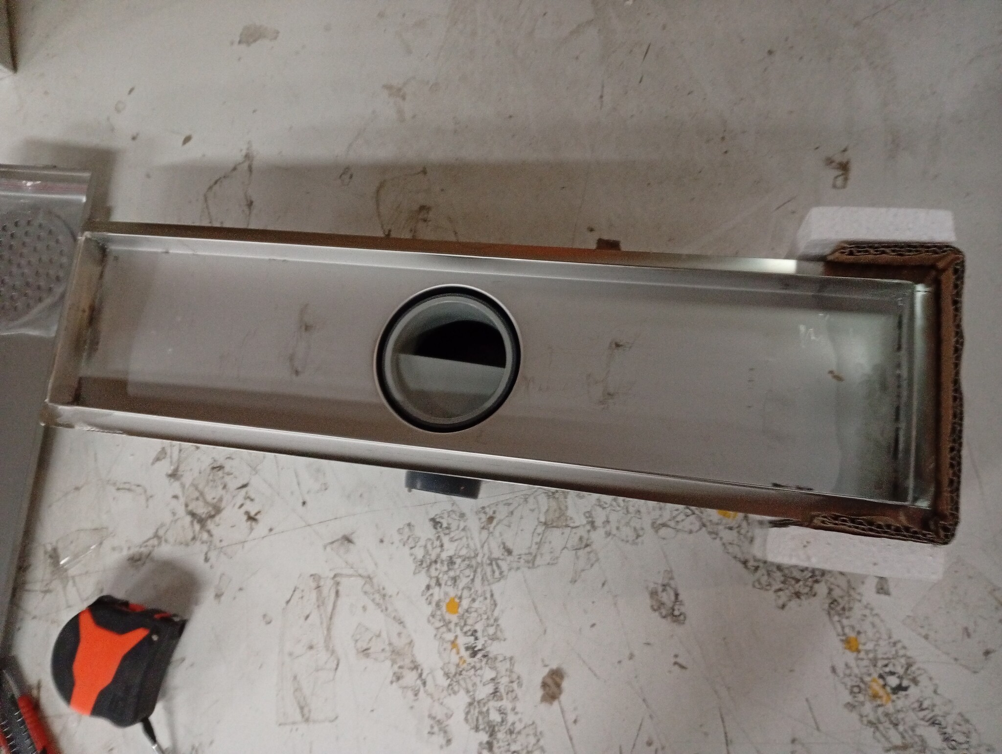 vidaXL Doucheputje RVS Rechthoekig 530x140mm - 55% Korting!