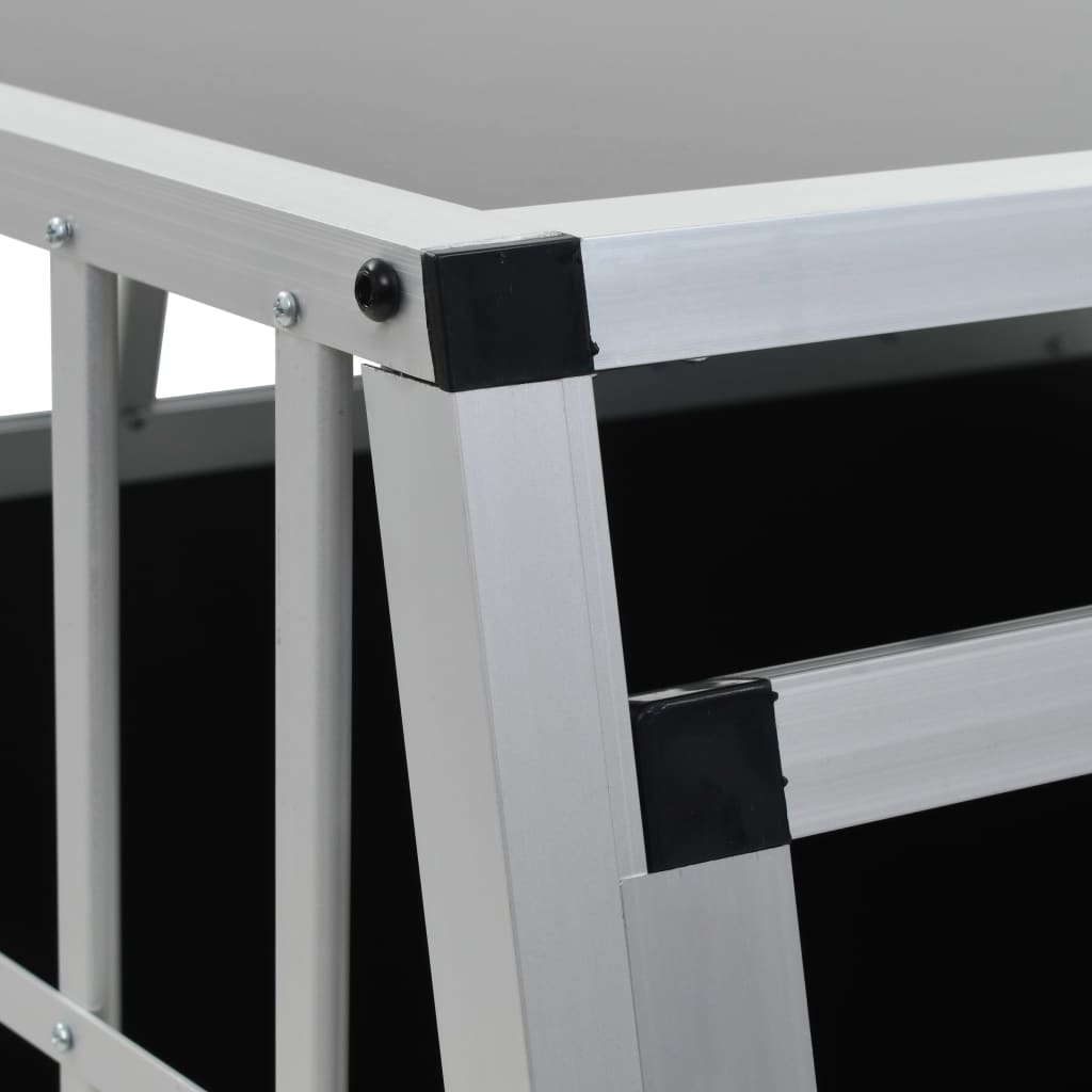 vidaXL Hondenbench Dubbele Deur 94x88x69 cm - 30% Korting